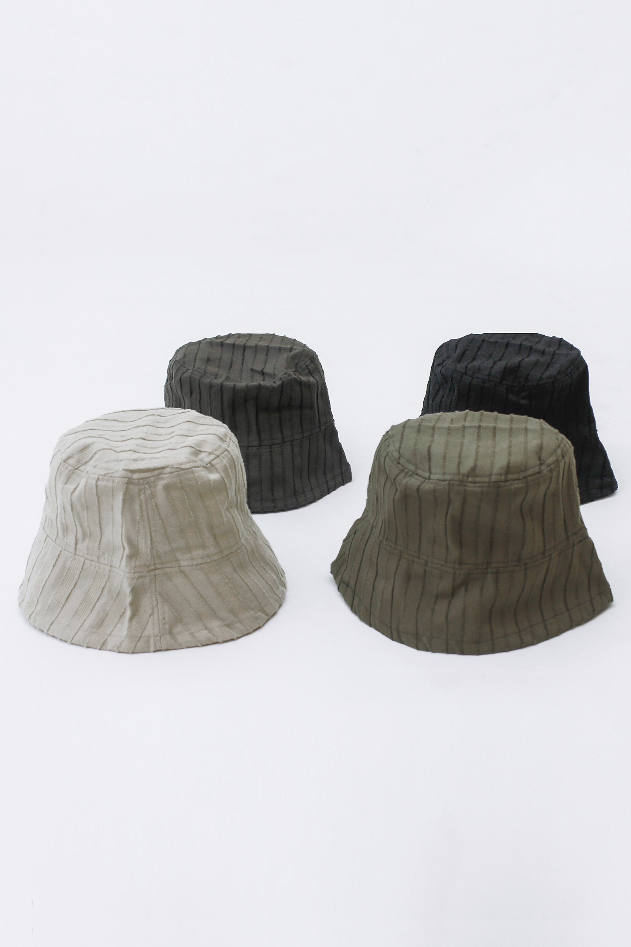 Texture Bucket Hat (4 color)